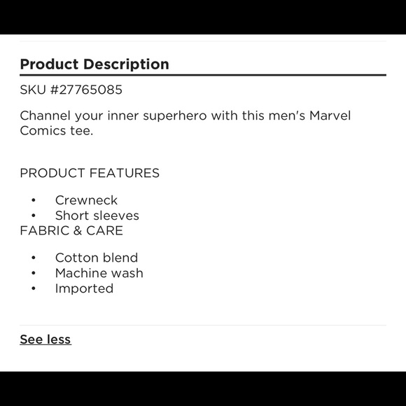 NEW Marvel Comics Tee Shirt Large Gray Men’s - Picture 6 of 16